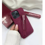 Брендовий рожевий чохол Rhode Lip Case Raspberry Jelly з блиском для iPhone 15 Pro Max